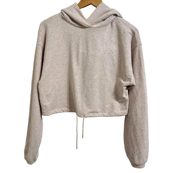 Aritzia The Group by Babaton Weekender Cinchable Pullover Cropped Hoodie Size XS - Picture 1 of 6